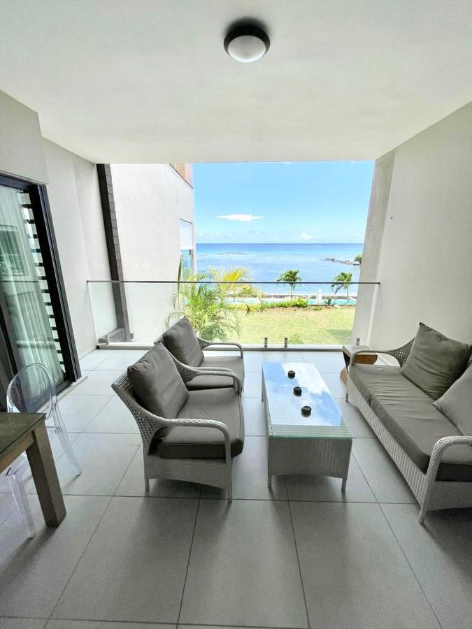 Luxury Beach House With Spectacular Sea View And Pool Apartamento Trou aux Biches Exterior foto